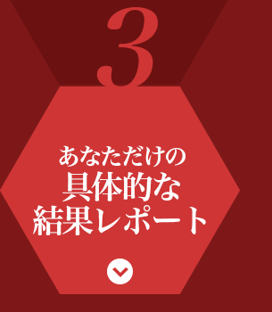 あなただけの具体的な結果レポート